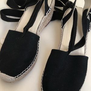 Sarah Flint black Wedge Espadrilles